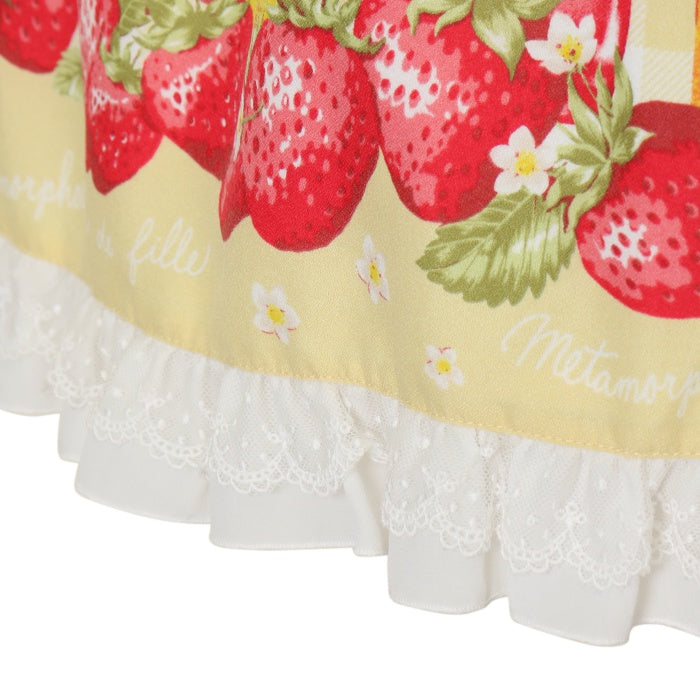 USED】sweet berry gingham ワンピース | metamorphose