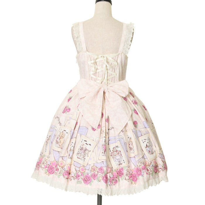 【訳アリ】薔薇咲く夜に訪れる不思議な物語柄ヴィオレッタJSK 訳アリ】薔薇咲く夜に訪れる不思議な物語柄ヴィオレッタJSK