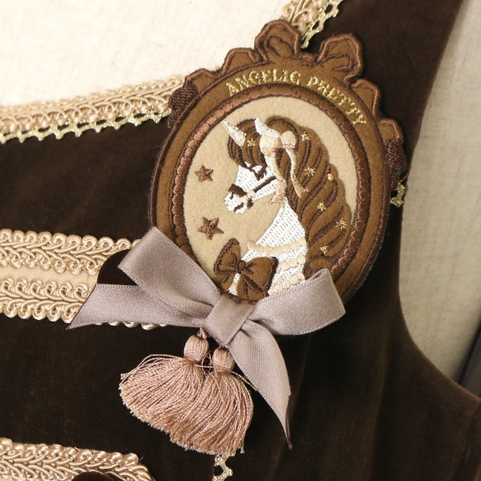 USED】Royal Unicornゴブラン切替ジャンパースカート | Angelic Pretty