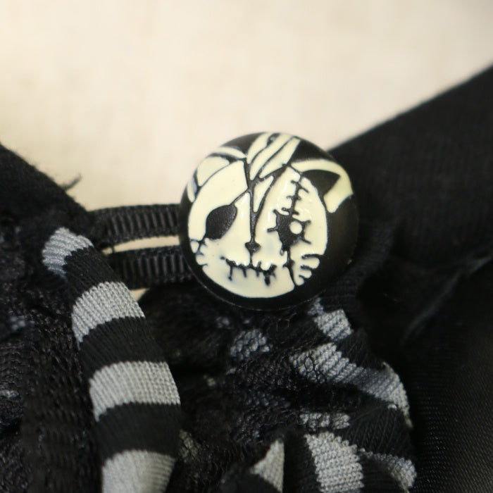 USED】HANGRY&ANGRY CAT EARS SPRING FRILL CAPE(GRAY x BLACK) | h