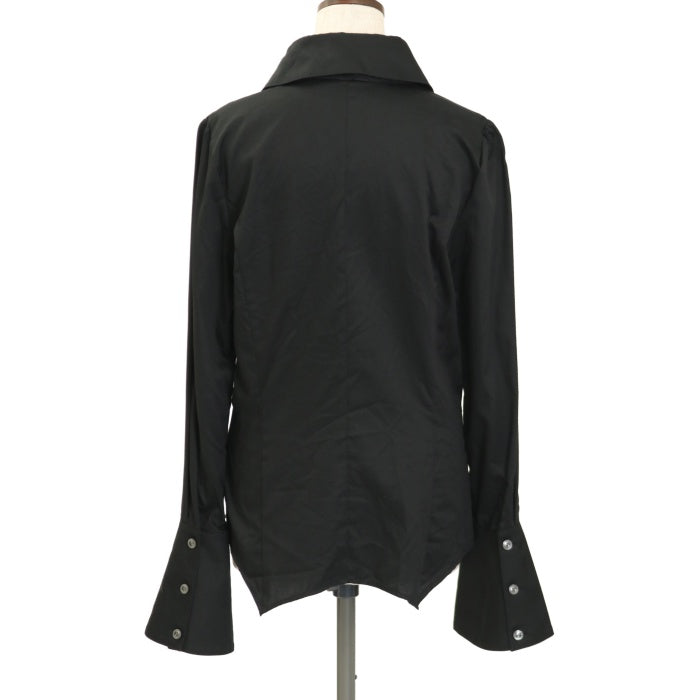 【美品】OzzCroce オッズクローチェ 編み上げ 蜘蛛の巣 カットソー 黒 w-98563-05_720x.jpg?v=1703815828