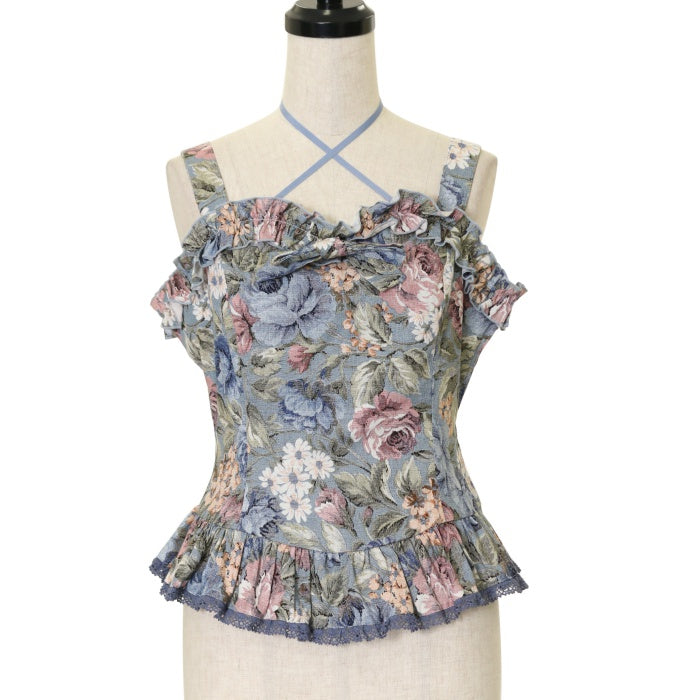 Victorian Maiden エプロンビスチェ　ブラウンローズ Victorian Maiden エプロンビスチェブラウンローズ