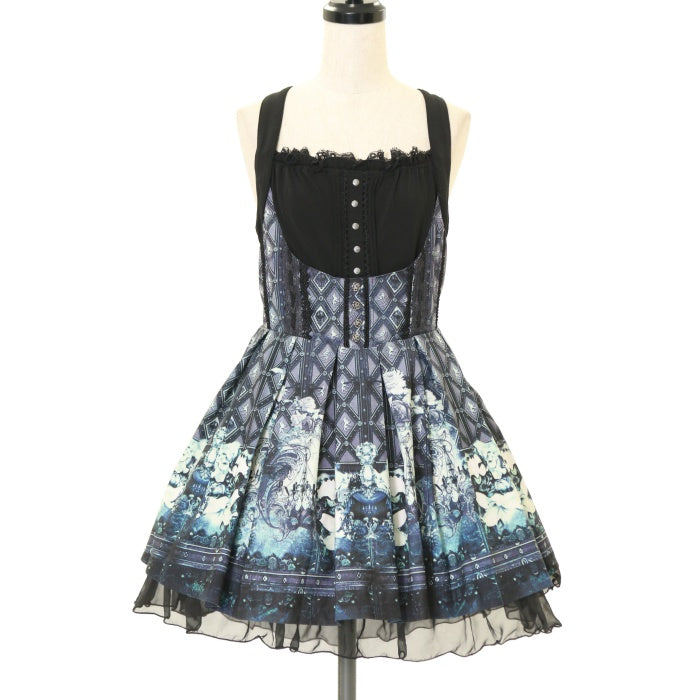 OZZON ジャンパースカート OZZON ジャンパースカート（アンティーク柄） Ozz On オッズオン