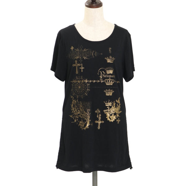 USED】王冠プリントサイド絞りTシャツ | PUTUMAYO | ロリータ ゴスロリ