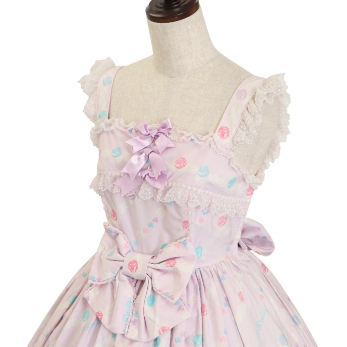 USED】ジュエリージュレ切替ジャンパースカート | Angelic Pretty