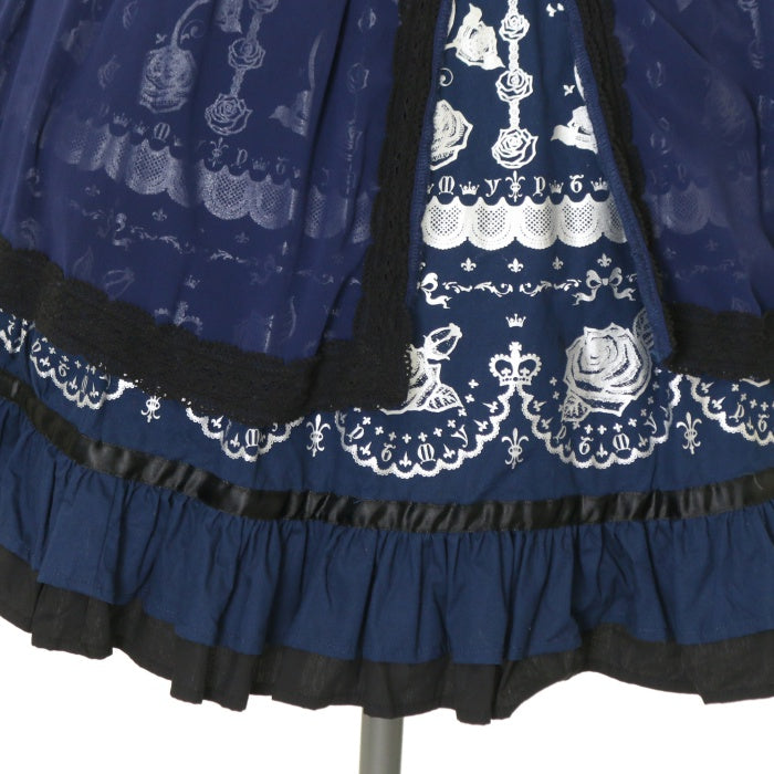 も*か様 PUTUMAYO バラレースシフォン重ねワンピース　赤 USED】バラレースシフォン重ねワンピ | PUTUMAYO | ロリータ ゴスロリ