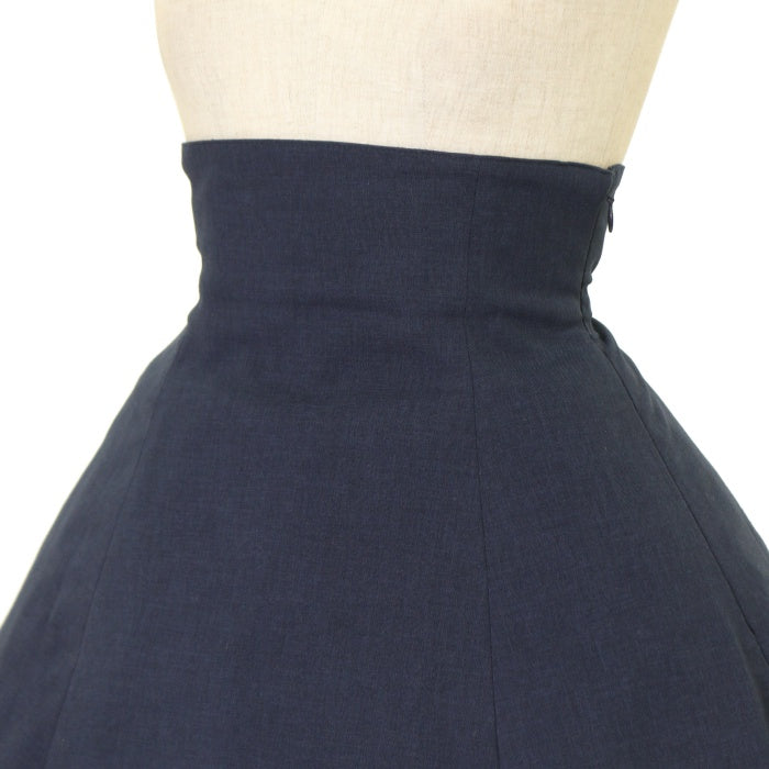 innocent world ユリレースフレアスカート ネイビー