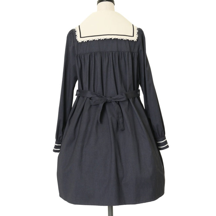 USED】【Mサイズ】丸衿セーラーワンピース | Innocent World