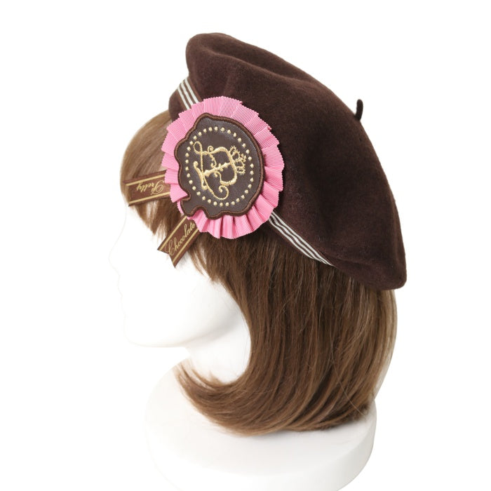 Angelic pretty  Melty  Chocolateベレー Melty Chocolate Beret by Angelic Pretty