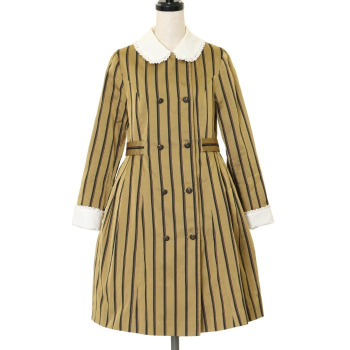 USED】【Mサイズ】レジメンタルストライプのミニワンピース | Jane