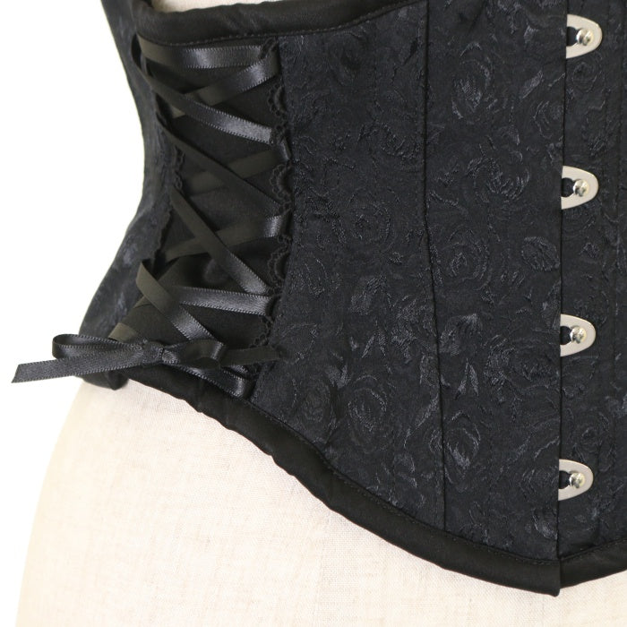 USED】【サイズ3】ローズサテンミニショートコルセット