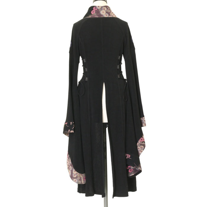 QutieFrash チャイナ着物ロングカーディガン