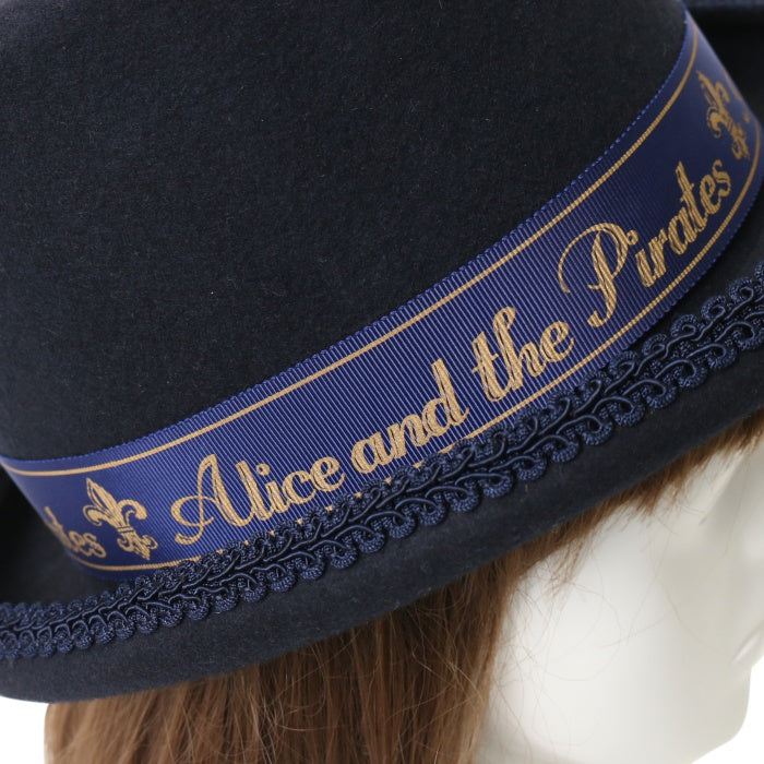 ALICE and the PIRATES 羽根付きストライプリボンミニハット ALICE and