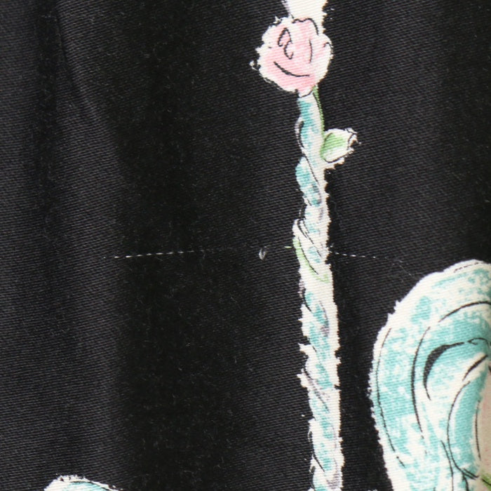 USED】【160cm】メリーゴーランドプリントノースリーブワンピース