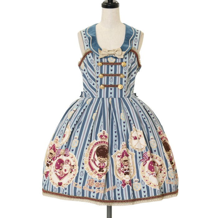 BABY, THE STARS ジャンスカ くまくみゃ Kingdom BABY,THE STARS くまくみゃのRoyal Kingdom柄