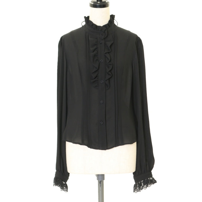 モワティエ ブラウス 黒