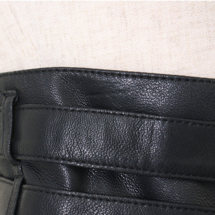 クロスローズ合皮スカート(サンプル品)