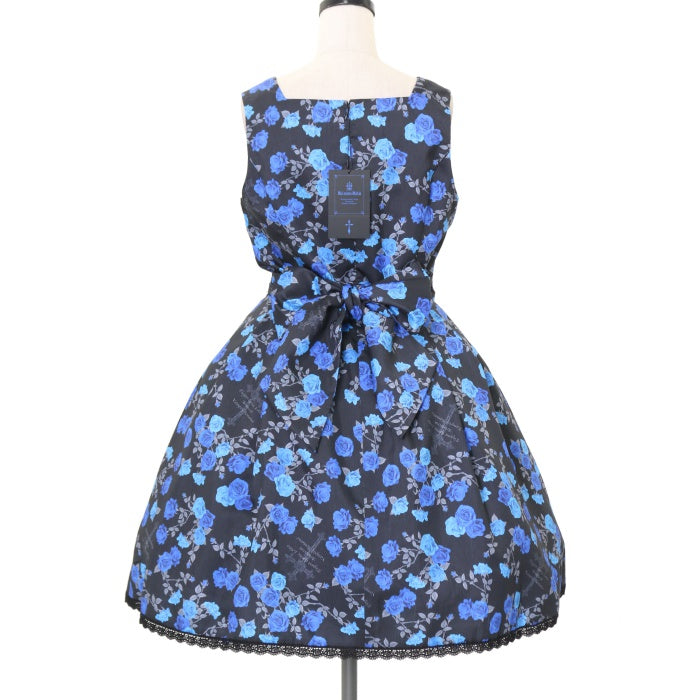 USED】【9号】青薔薇の誓いジャンパースカート(黒) | Moi-même-Moitié