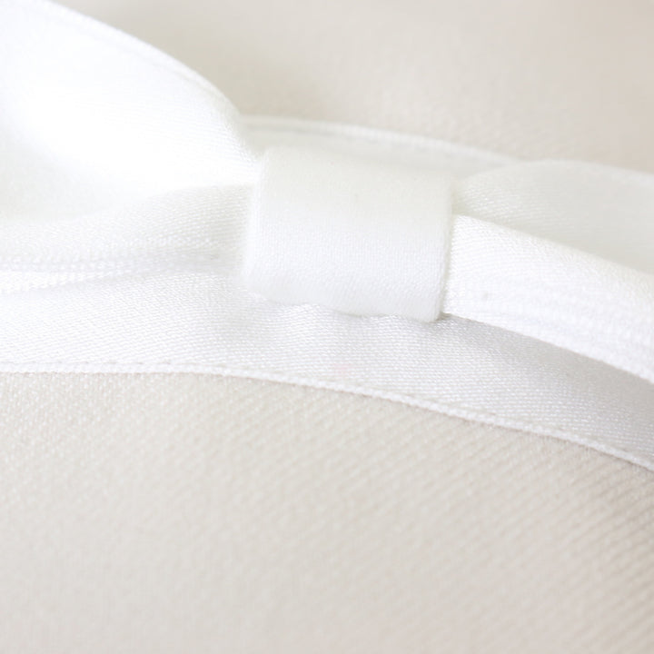 USED】燭台エンブレムボンネット(アイボリー×白) | Moi-même-Moitié