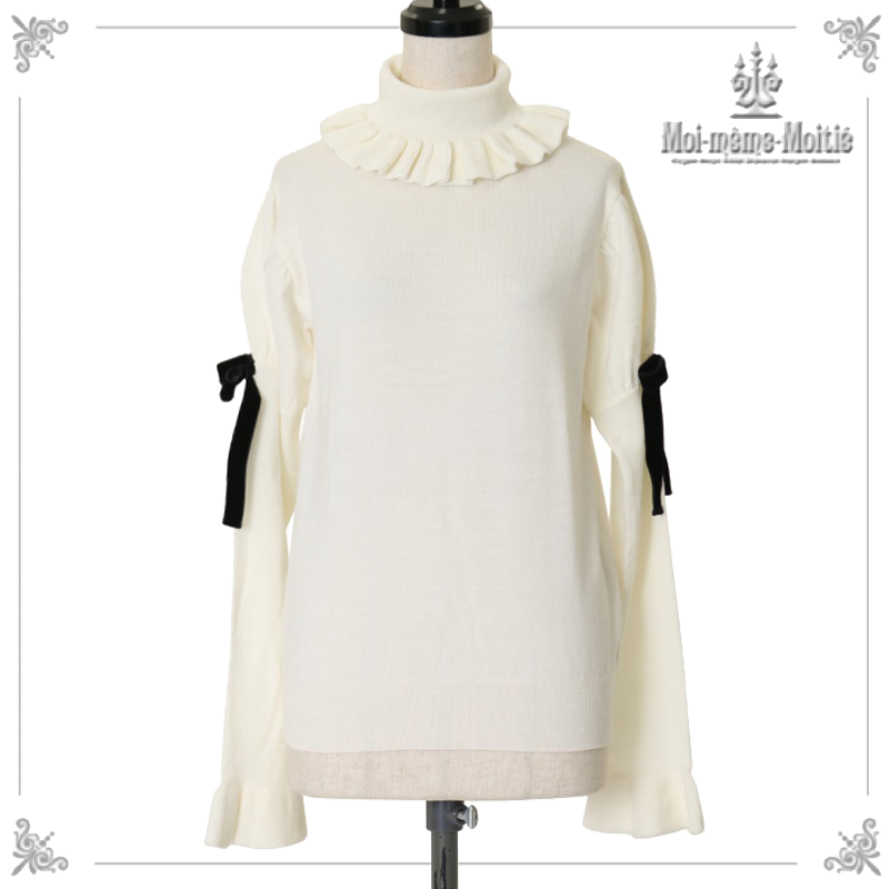 別珍リボンハイネックニット | Moi-même-Moitié | ロリータ ゴスロリ  