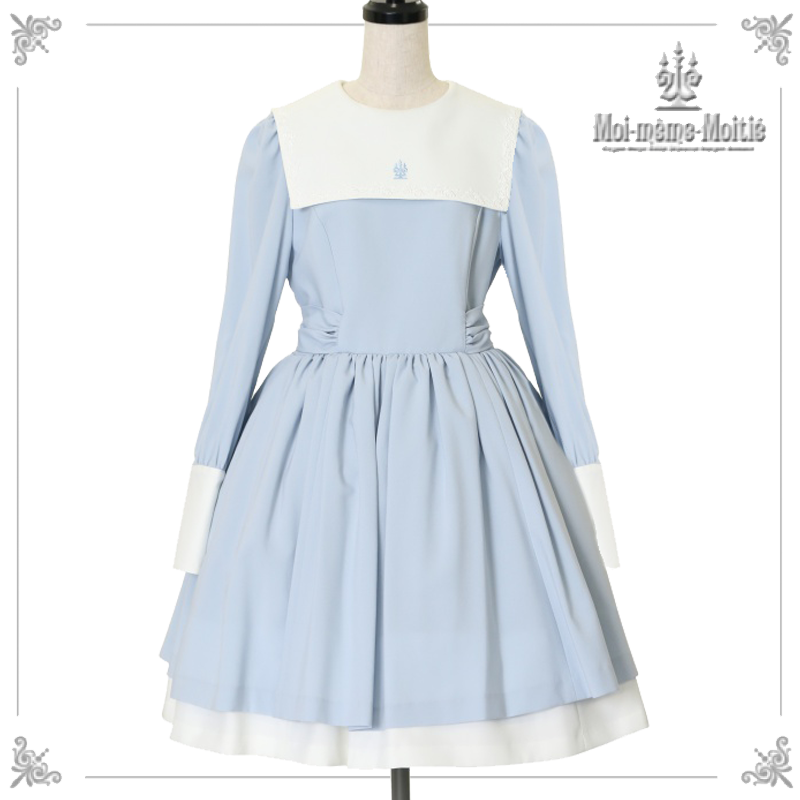 モワティエ 修道女 ミニワンピース moitie 黒青 シスター 13号 Moi-meme-Moitie修道女ミニワンピース モワティエ - メルカリ