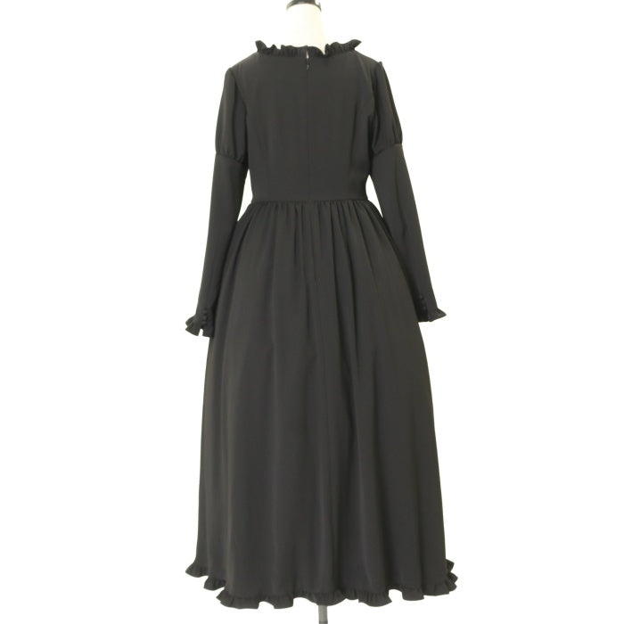 USED】【9号】貴婦人ロングワンピース(黒×青) | Moi-même-Moitié
