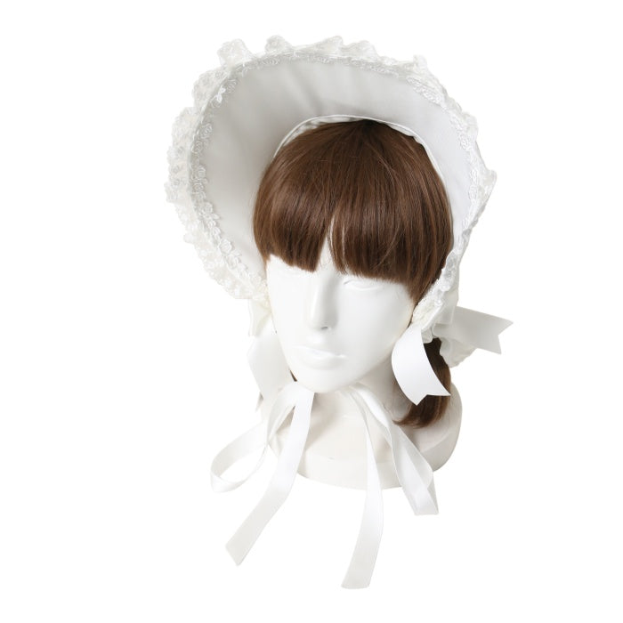 USED】Lilyレース貴婦人ボンネット(白) | Moi-même-Moitié Wunderwelt