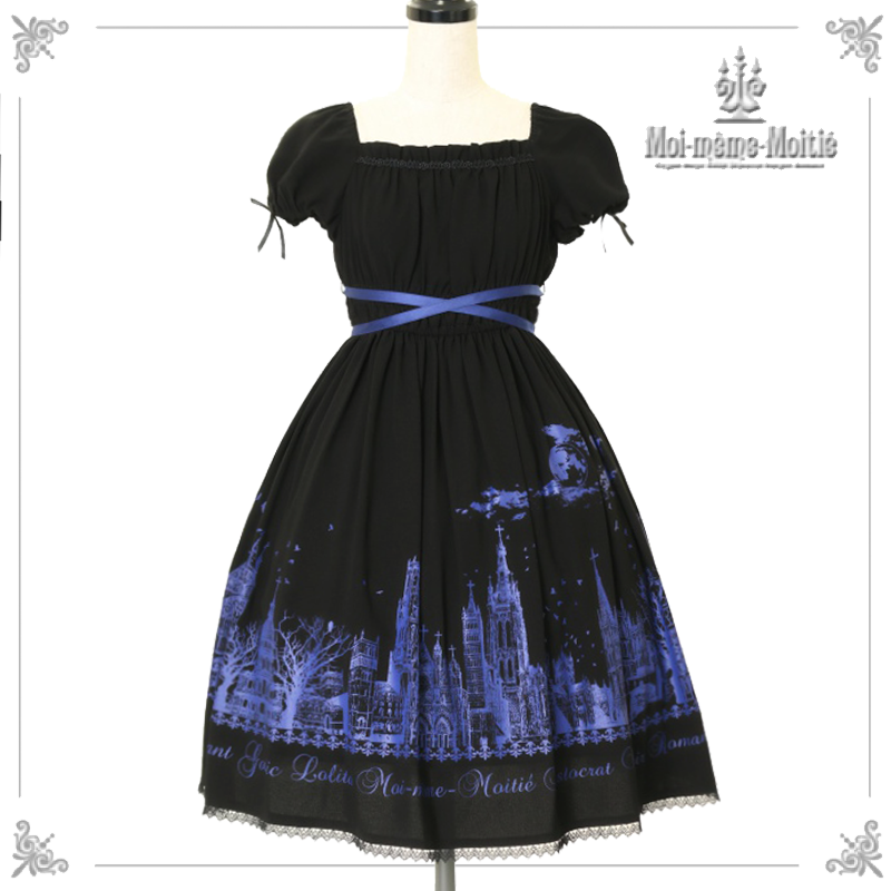 再入荷】サイレントムーンワンピース(ミニ丈) | Moi-même-Moitié 再入荷】サイレントムーンワンピース(ミニ丈) | Moi-même-Moitié