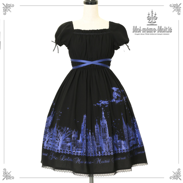 再入荷】サイレントムーンワンピース(ミニ丈) | Moi-même-Moitié 再入荷】サイレントムーンワンピース(ミニ丈) | Moi-même-Moitié