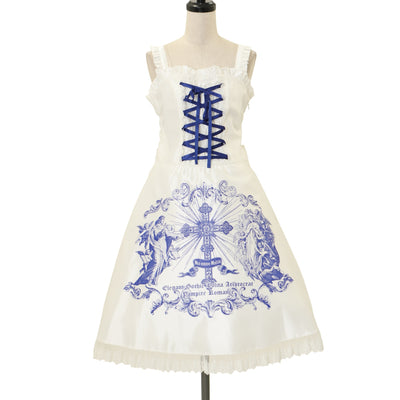 USED】【9号】十字架2段ジャンパースカート | Moi-même-Moitié