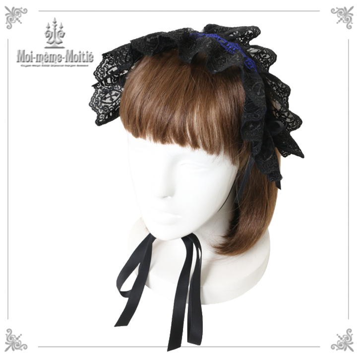 新色】【再入荷】コフィンレースヘッドドレス | Moi-même-Moitié
