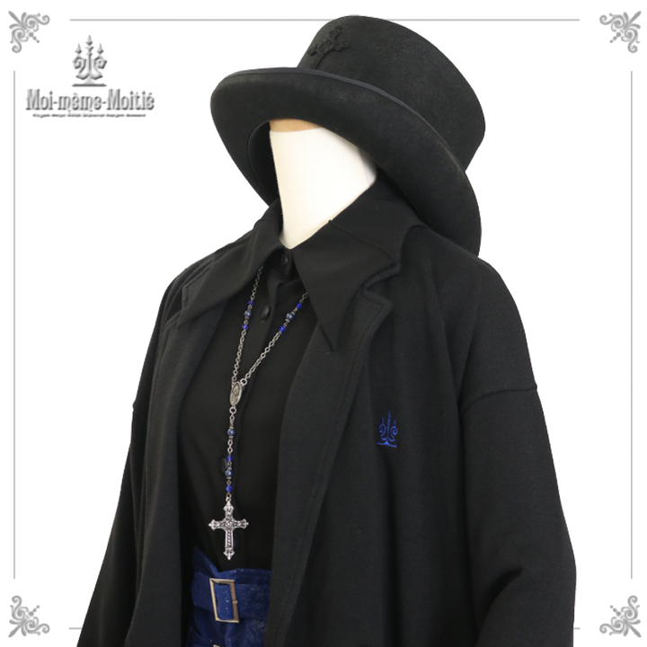 Cross Patch Silk Hat | Moi-même-Moitié | Wunderwelt Fleur