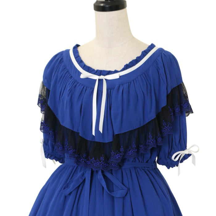 も*》様 モワティエ Sanctuary Vampiress dress 青×黒 USED】Summer Sanctuary Vampiress dress(青×黒) | Moi-même-Moitié