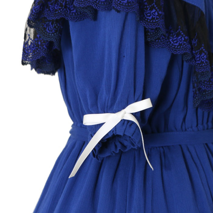 も*》様 モワティエ Sanctuary Vampiress dress 青×黒 USED】Summer Sanctuary Vampiress dress(青×黒) | Moi-même-Moitié