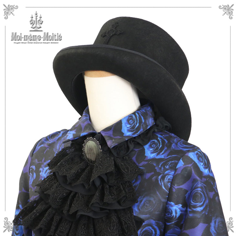 Moi meme Moitie クロス装飾ハット　モワティエ　ゴシック Cross Patch Silk Hat | Moi-même-Moitié | Wunderwelt Fleur - Online