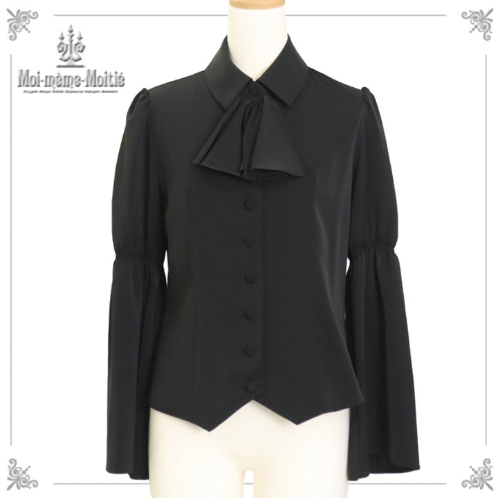 Flare Sleeve Blouse with Frilled Tie | Moi-même-Moitié