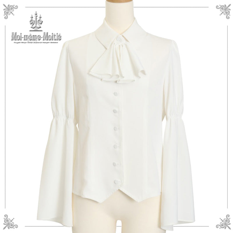 Flare Sleeve Blouse with Frilled Tie | Moi-même-Moitié