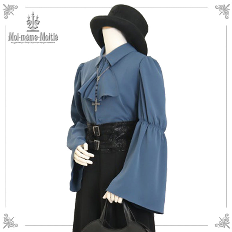 Moi-meme-Moitie クロスアーチシャーリングブラウス 9号