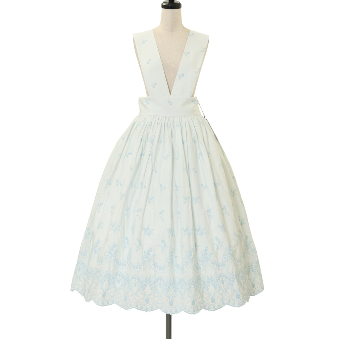 USED】【9号】May lilyサスペンダーロングスカート | Moi-même-Moitié
