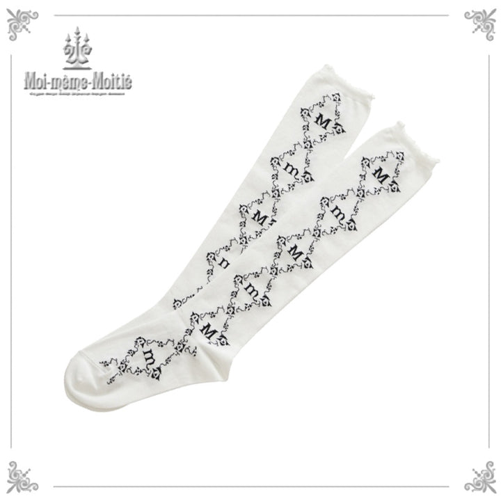 Rose Diamond High Socks | Moi-même-Moitié | Wunderwelt Fleur