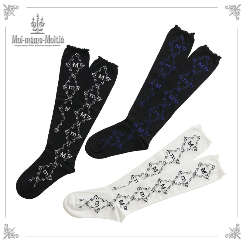 Rose Diamond High Socks | Moi-même-Moitié | Wunderwelt Fleur