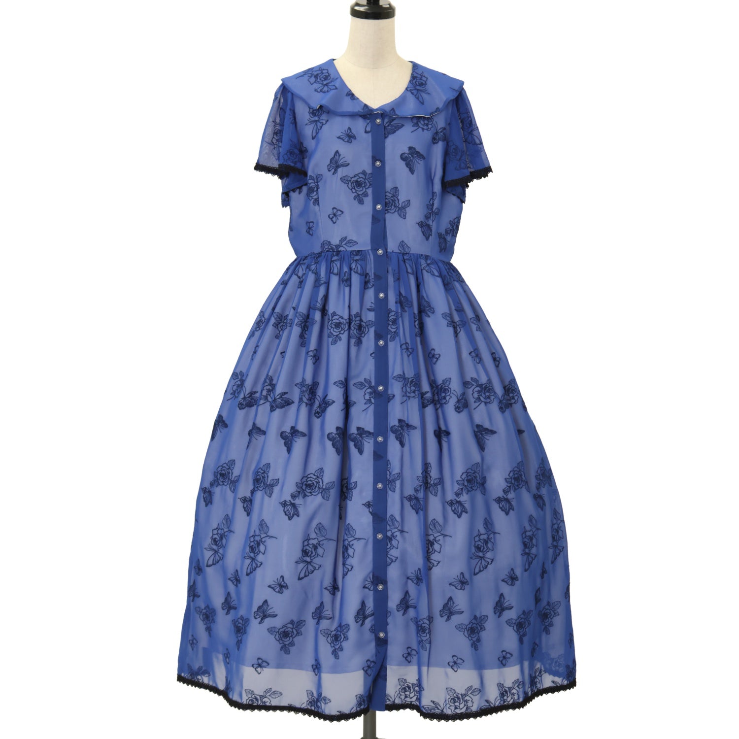 Used Meme Store 【USED】【13号】Rose and Butterflyセレーネドレス〜Eternal Edition〜(青×紺) | Moi-même ...