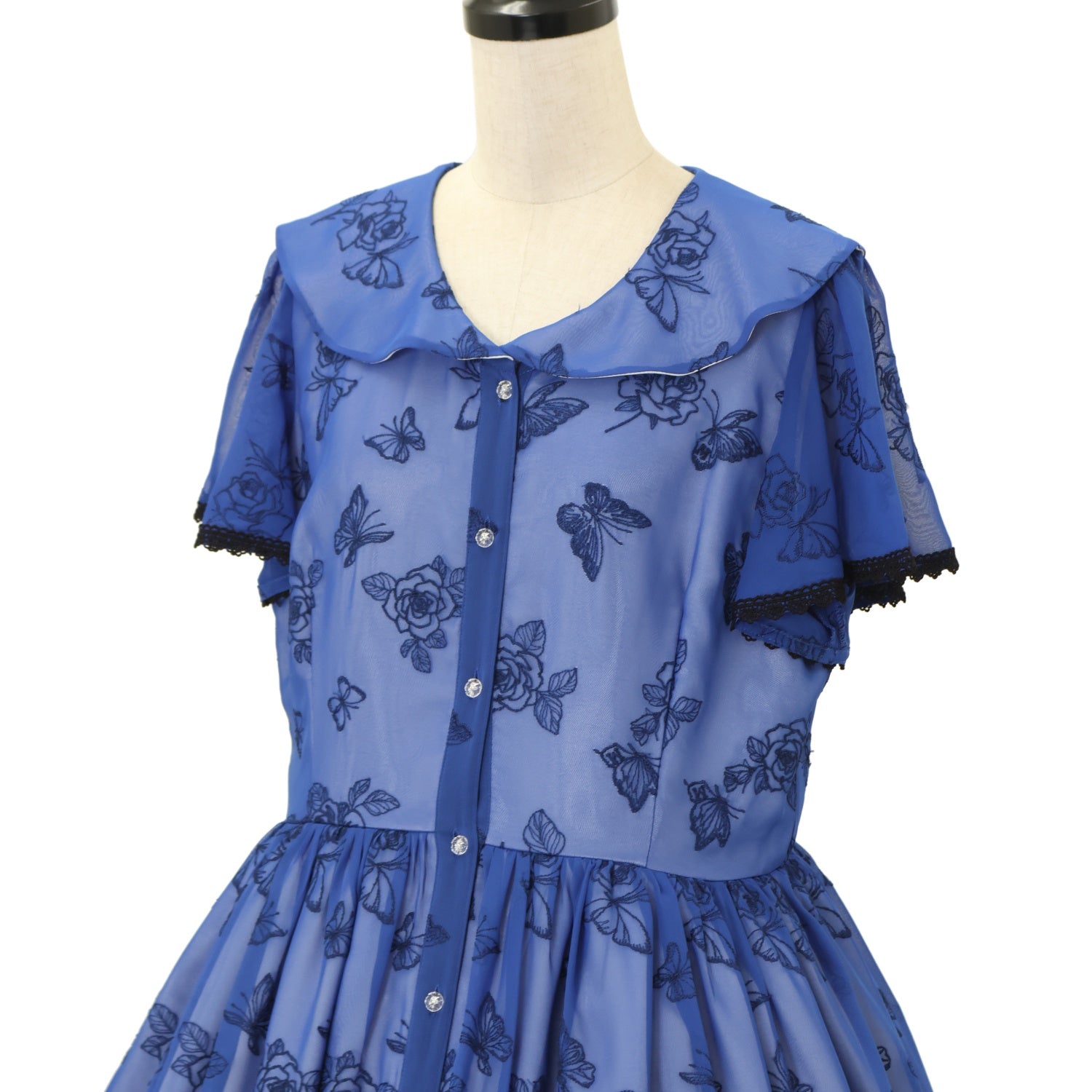 Used Meme Store 【USED】【13号】Rose and Butterflyセレーネドレス〜Eternal Edition〜(青×紺) | Moi-même ...