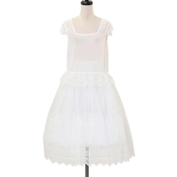 USED】燭台エンブレムゲート2Wayエプロンドレス(白) | Moi-même-Moitié