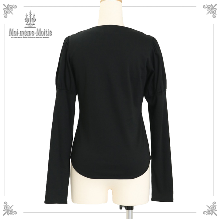 燭台刺繍長袖カットソー | Moi-même-Moitié | ロリータ ゴスロリ