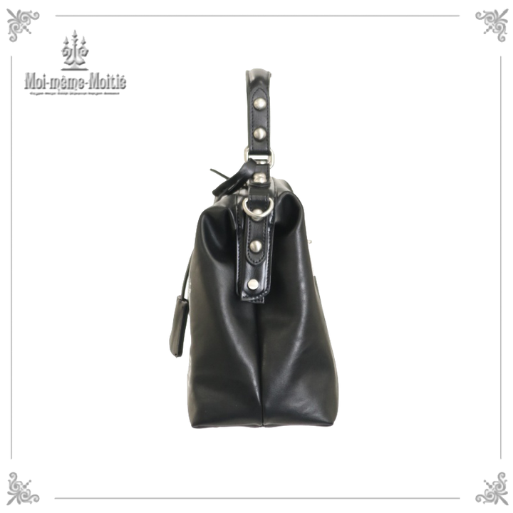 Moi-meme-Moitie プレート付き2wayバッグ シルバー Ornament 2way Bag by Moi-même-Moitié