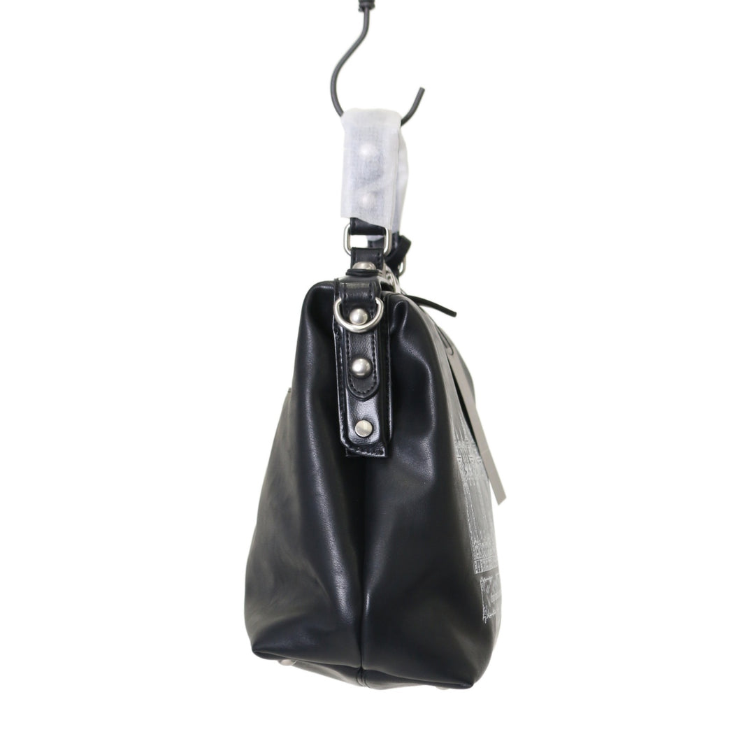 USED】アイアンゲート2wayボストンバッグ(黒×白) | Moi-même