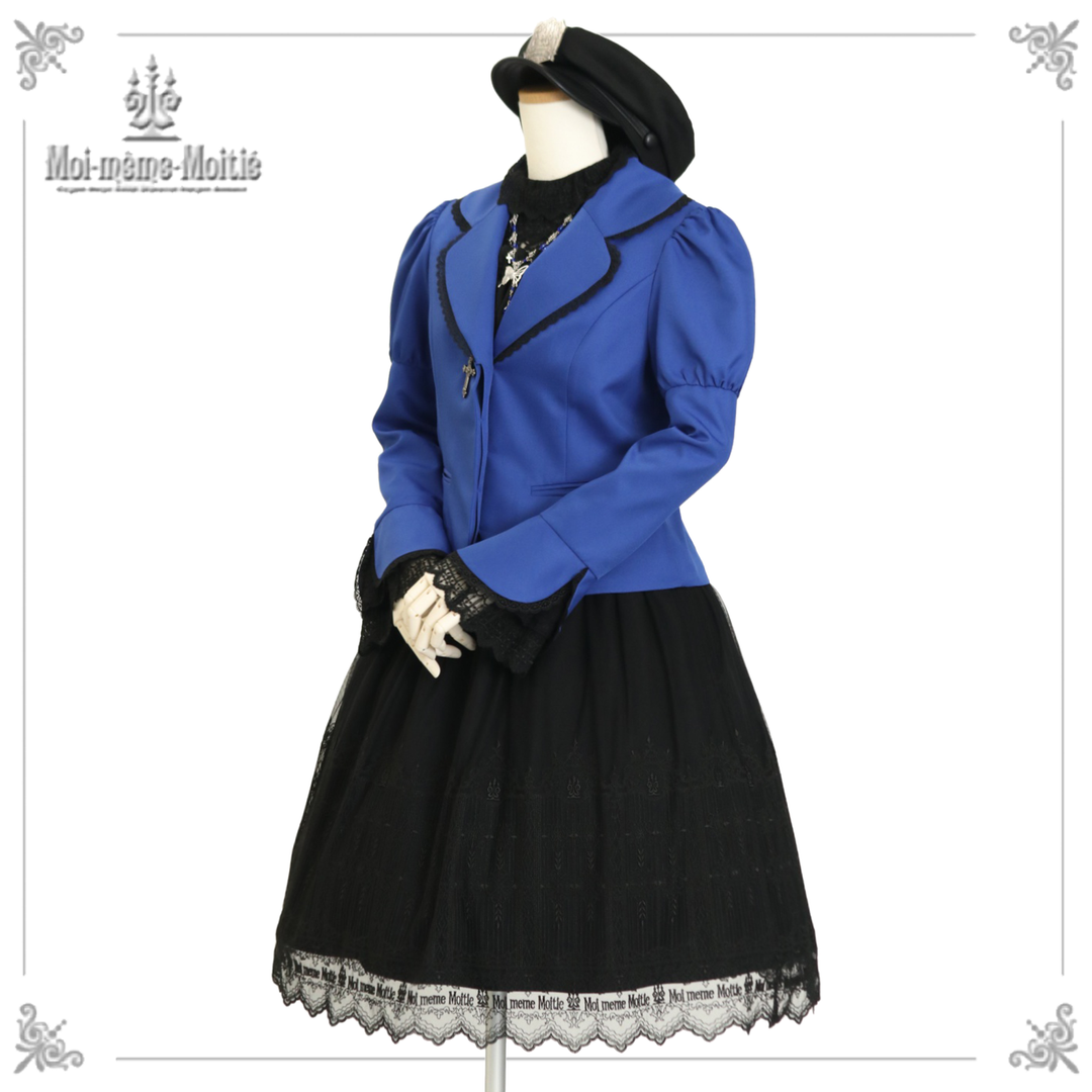 十字架ボタン比翼ジャケット | Moi-même-Moitié | ロリータ ゴスロリ