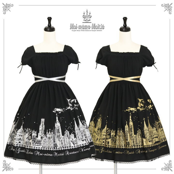 再入荷】サイレントムーンワンピース(ミニ丈) | Moi-même-Moitié 再入荷】サイレントムーンワンピース(ミニ丈) | Moi-même-Moitié