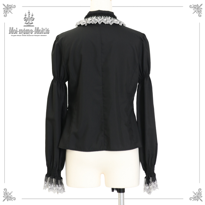 Cross Rose Gardenシャーリングスリーブブラウス | Moi-même-Moitié